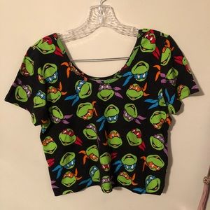 Forever 21 Teenage Mutant Ninja Turtles Crop Top
